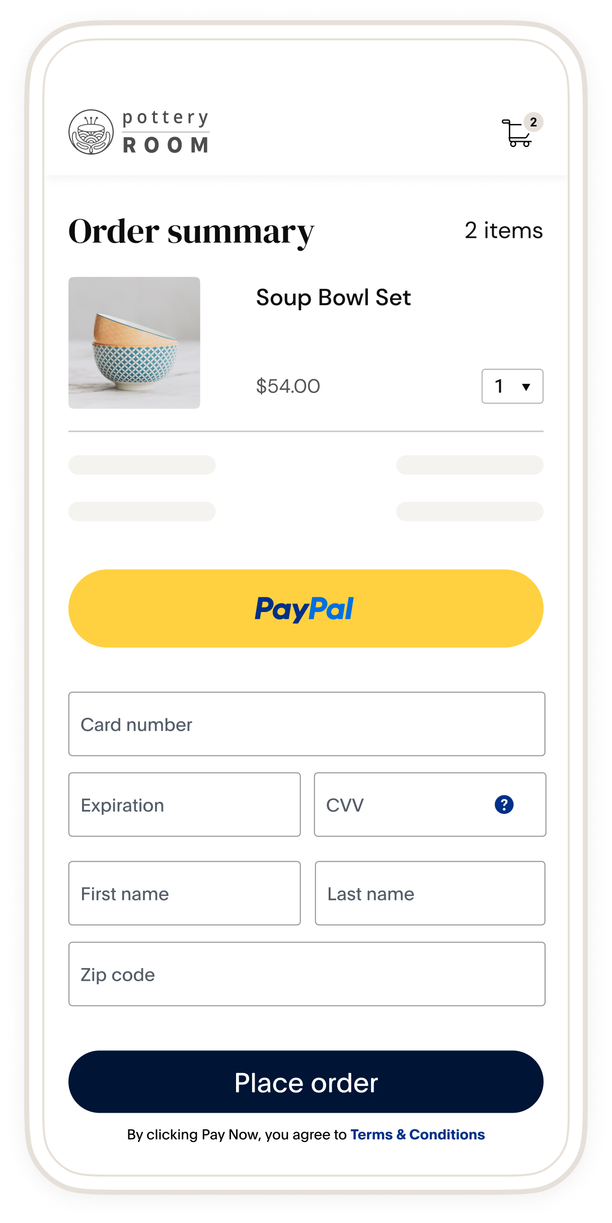 Expanded Checkout 